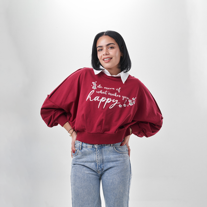 Printed Casual Sweatshirt