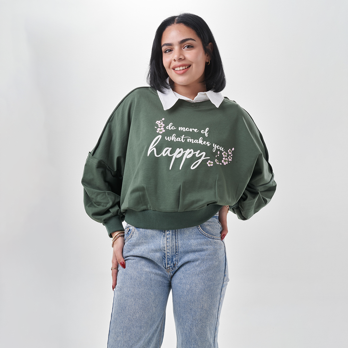 Printed Casual Sweatshirt