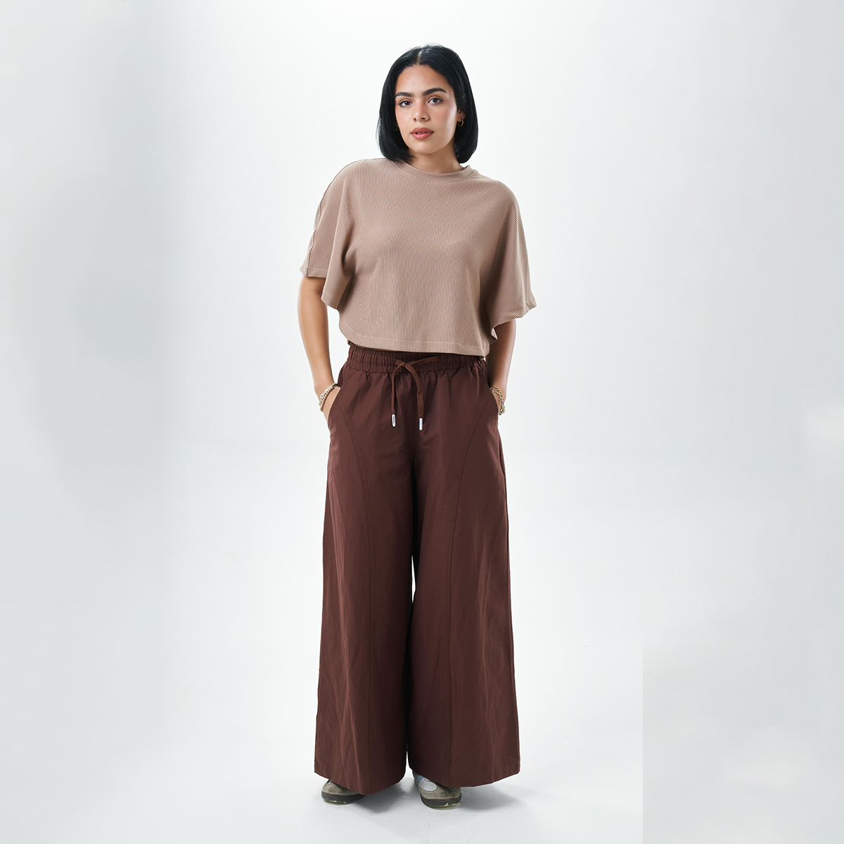 Wide Leg Casual Pants