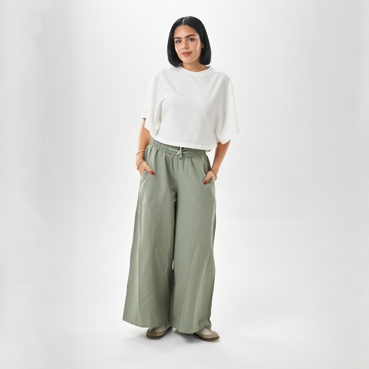 Wide Leg Casual Pants