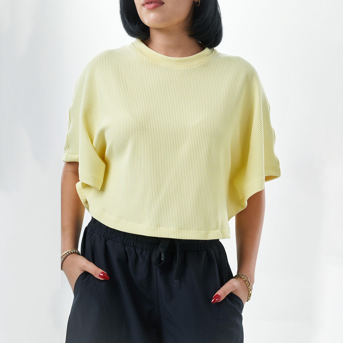 Ribbed Casual Top