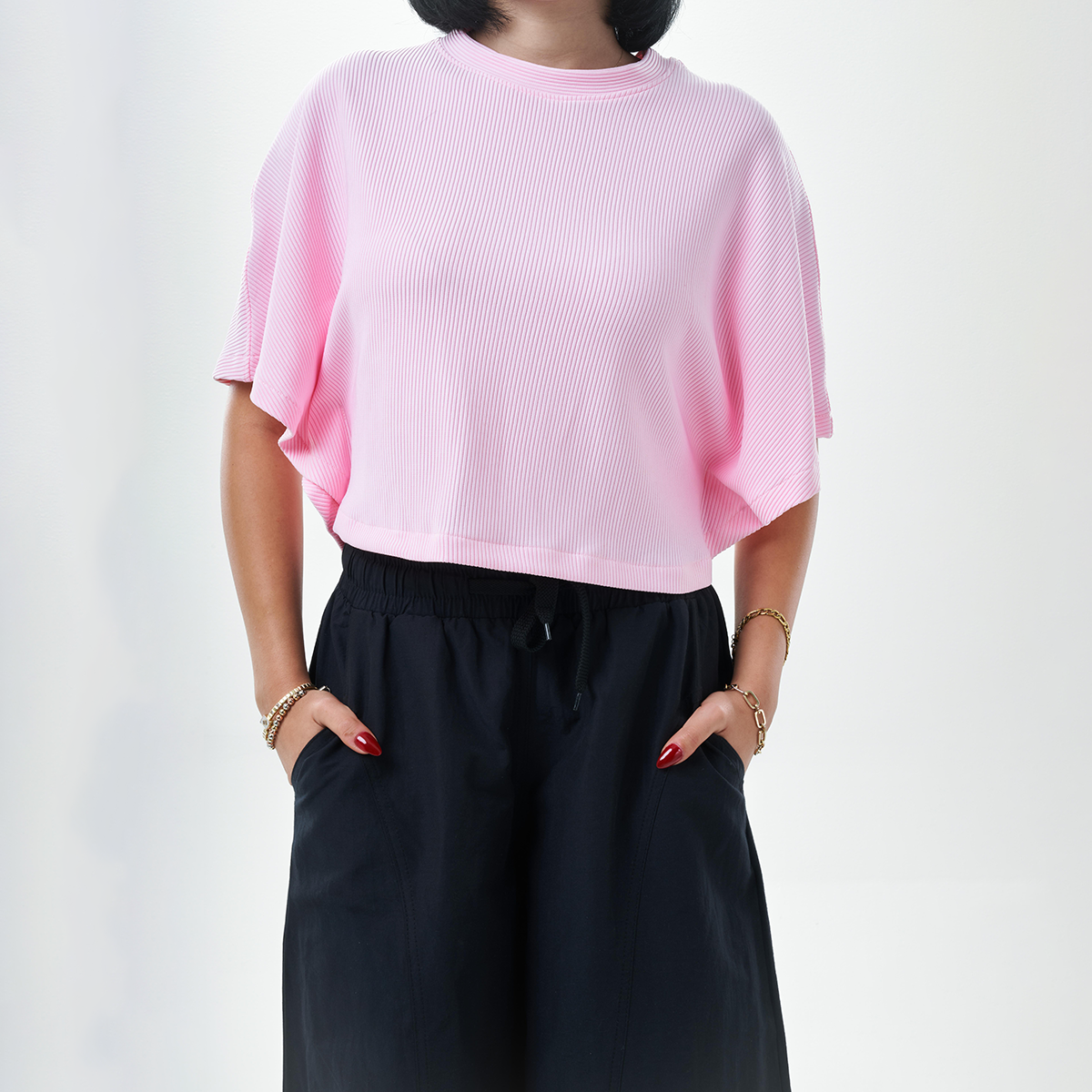 Ribbed Casual Top