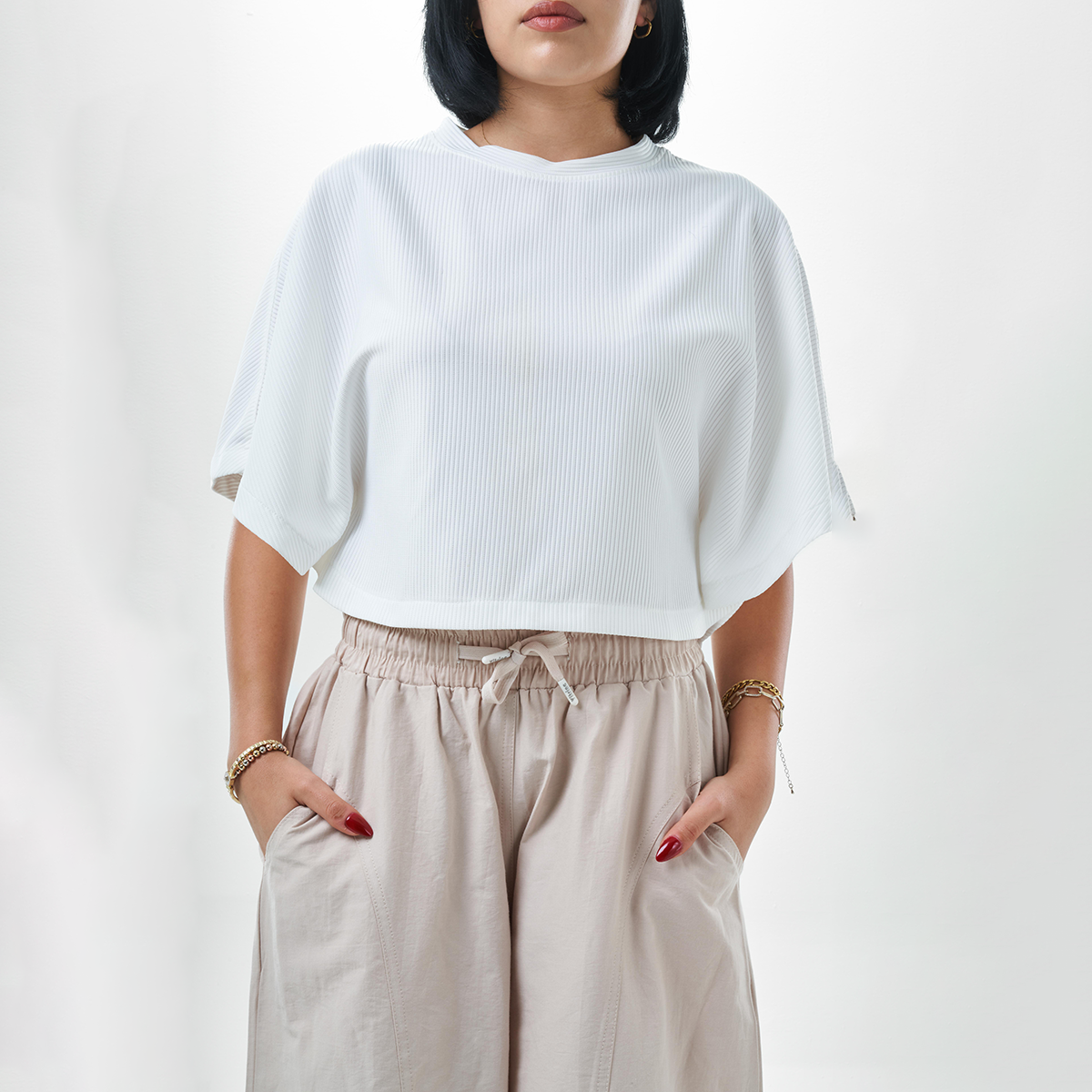 Ribbed Casual Top