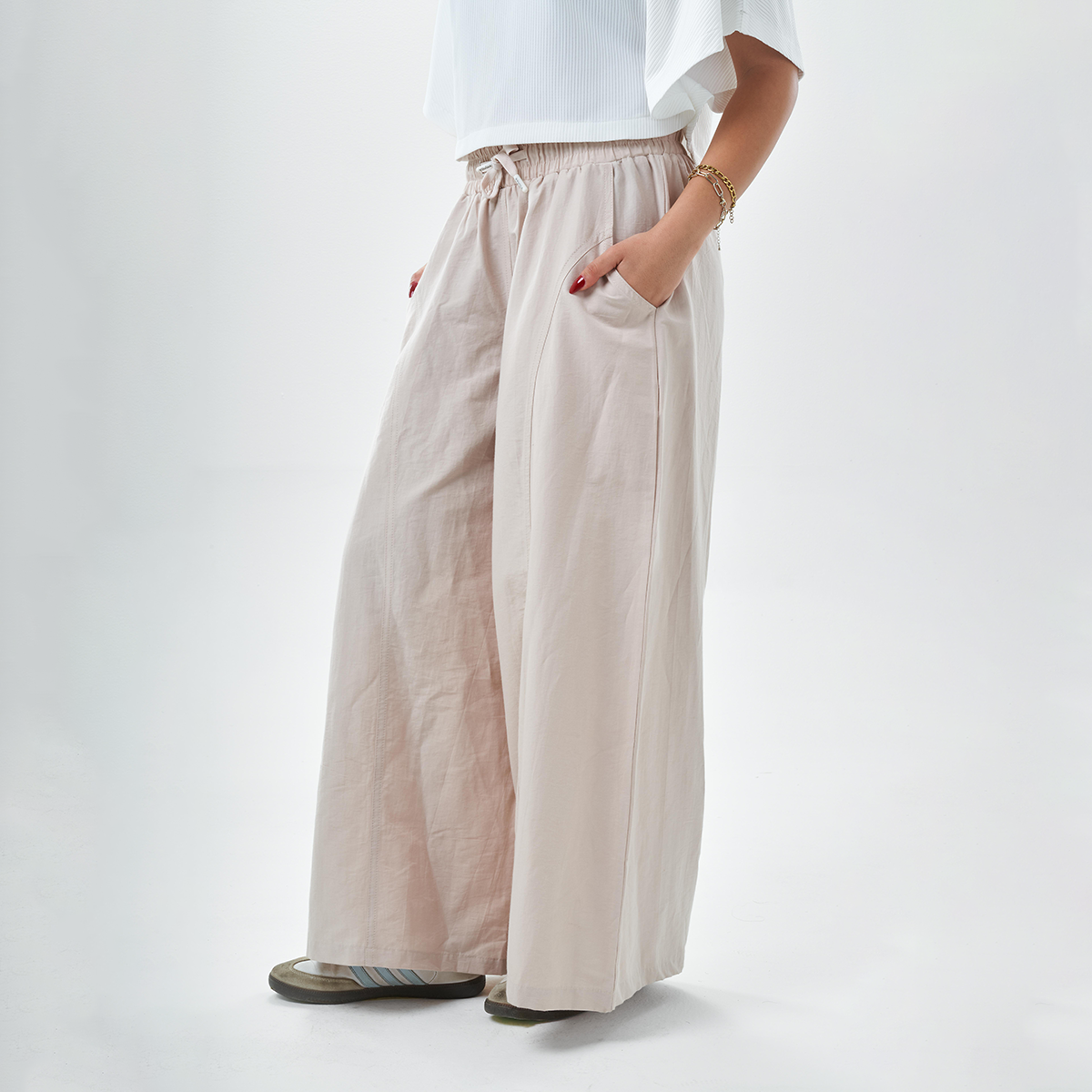 Wide Leg Casual Pants