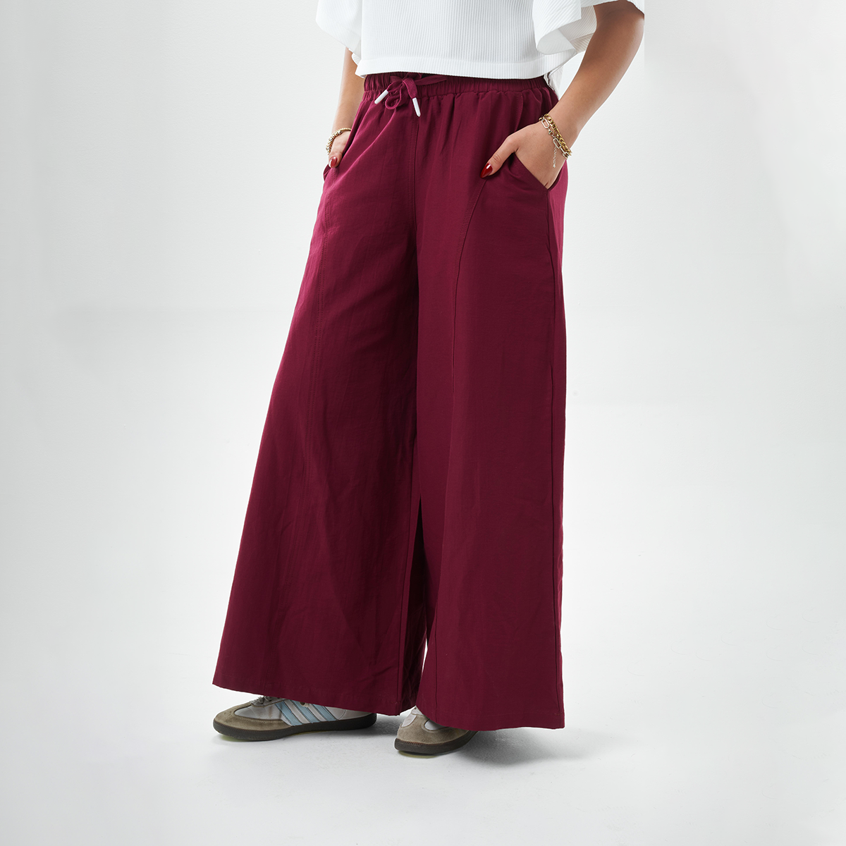 Wide Leg Casual Pants