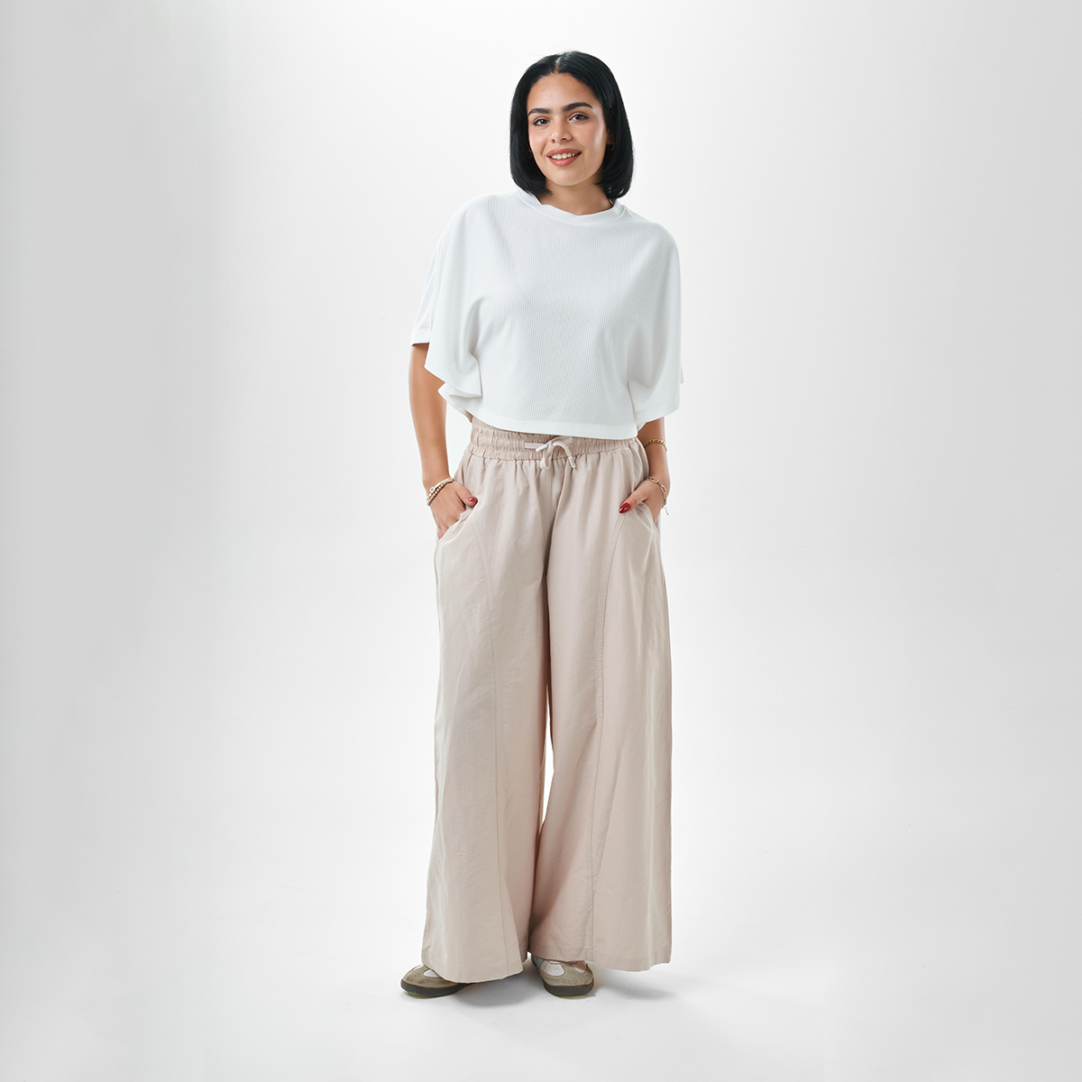 Wide Leg Casual Pants