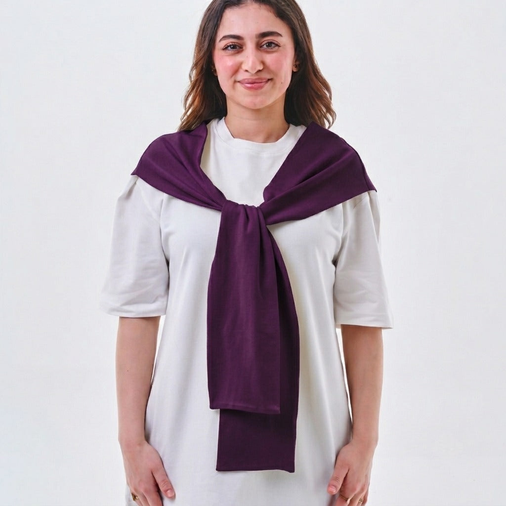 Soft Knit Sweater Draped