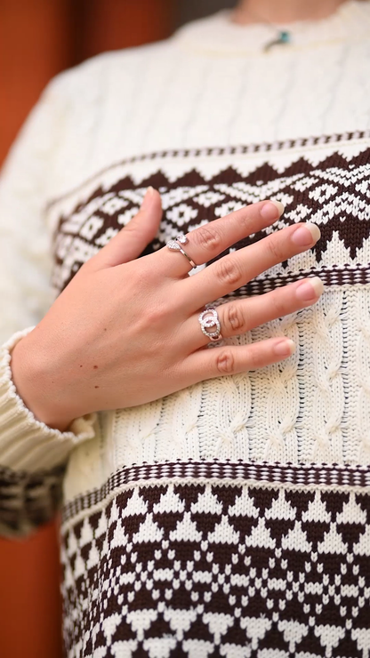 Decorative Knitted Sweater