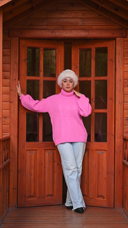 Chunky Sweater High Neck