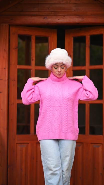 Chunky Sweater High Neck