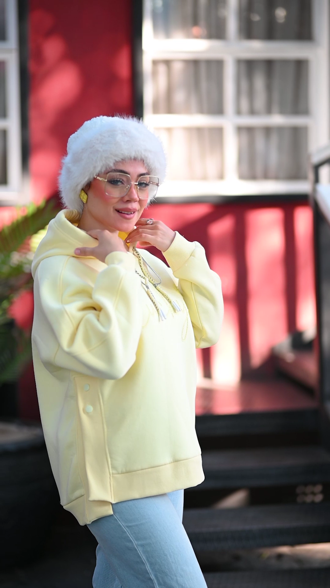 Relaxed Fit Drawstring Hoodie