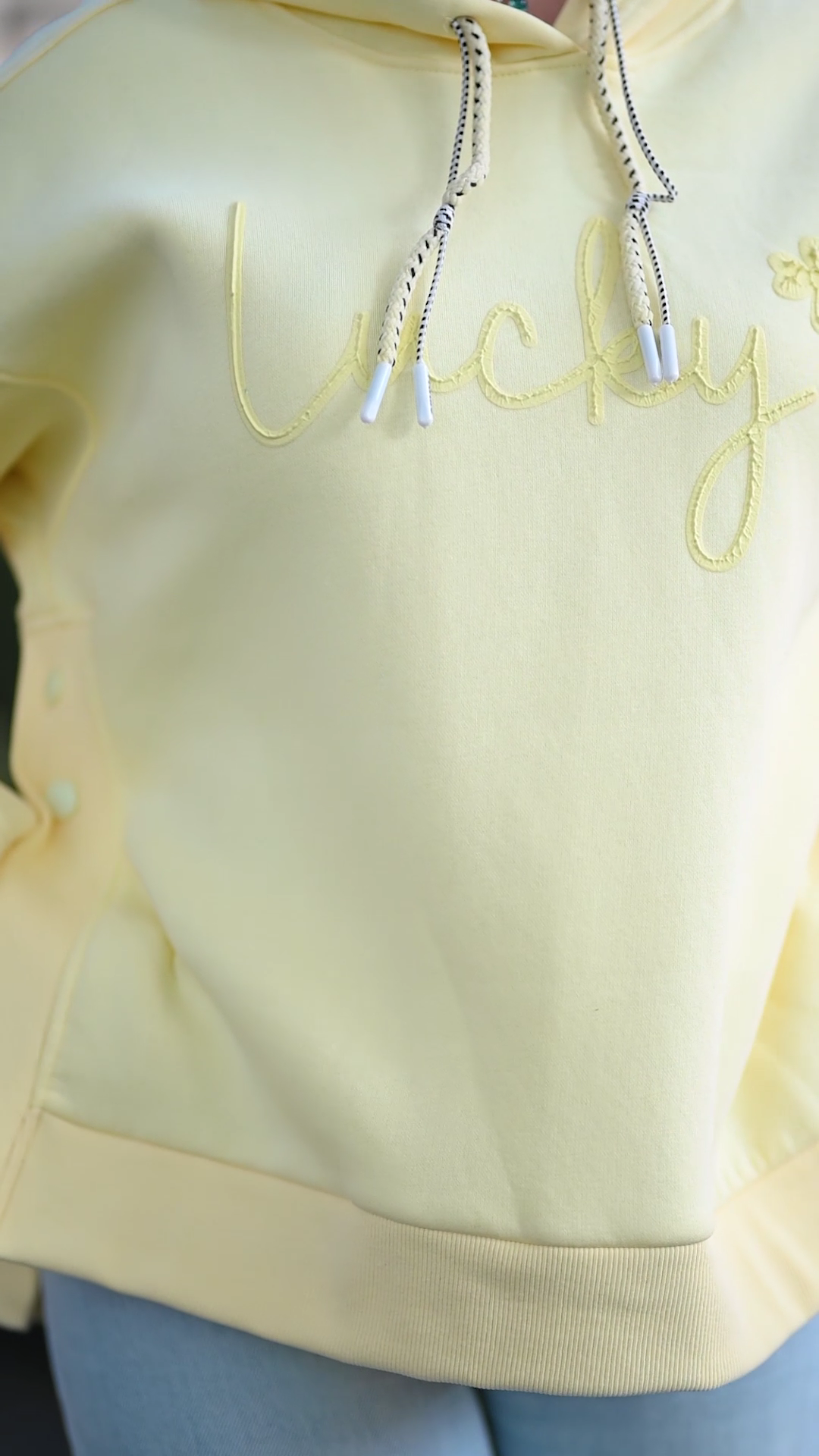 Relaxed Fit Drawstring Hoodie