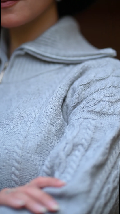 Pattern Knitted Sweater