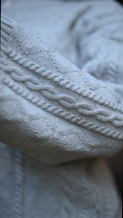 Pattern Knitted Sweater