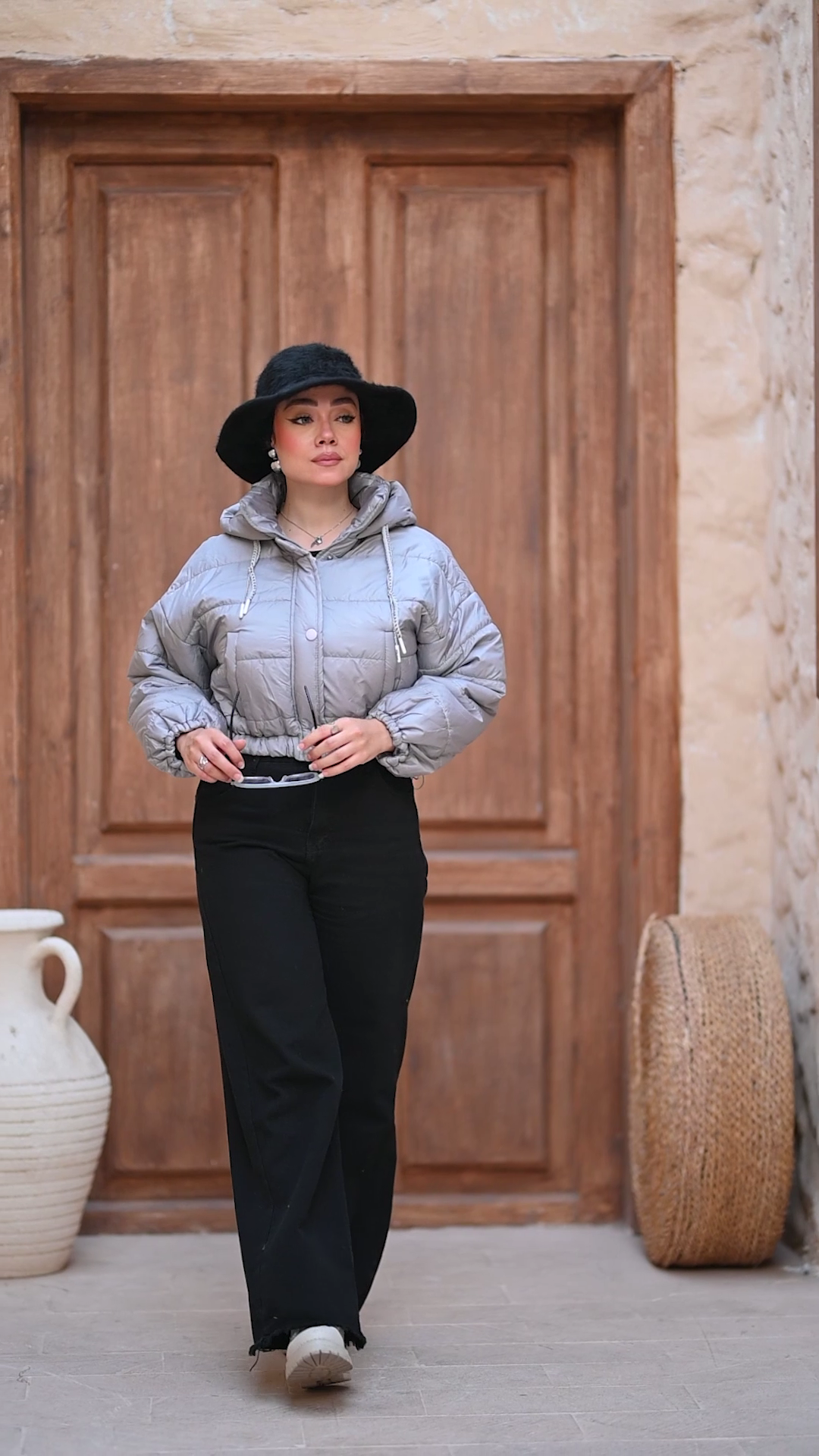 Cropped Puffer Jacket