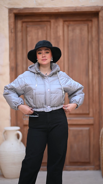 Cropped Puffer Jacket