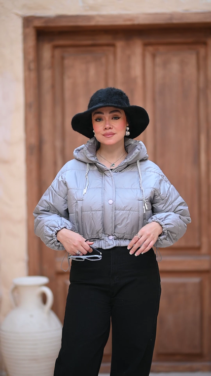 Cropped Puffer Jacket