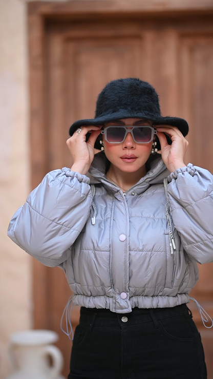 Cropped Puffer Jacket