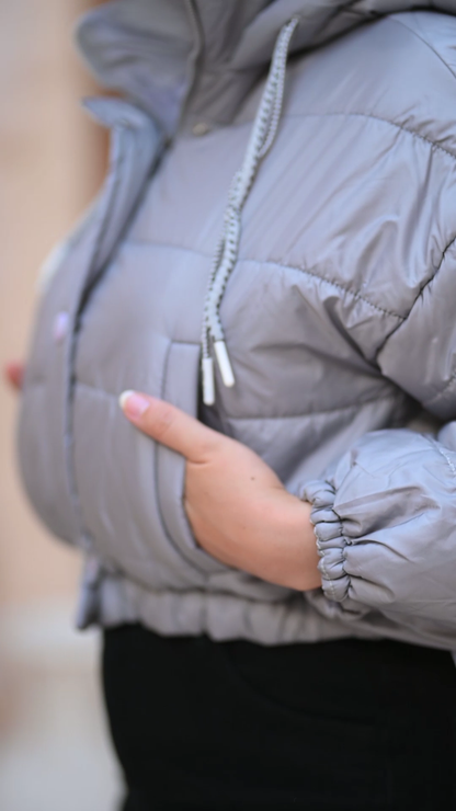 Cropped Puffer Jacket