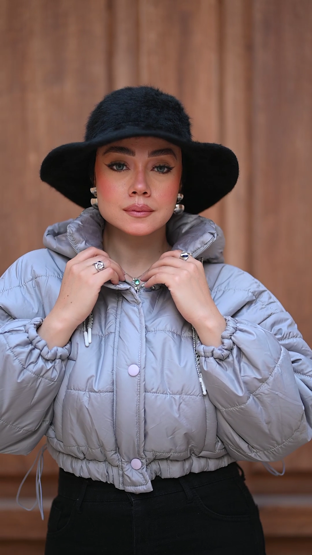 Cropped Puffer Jacket