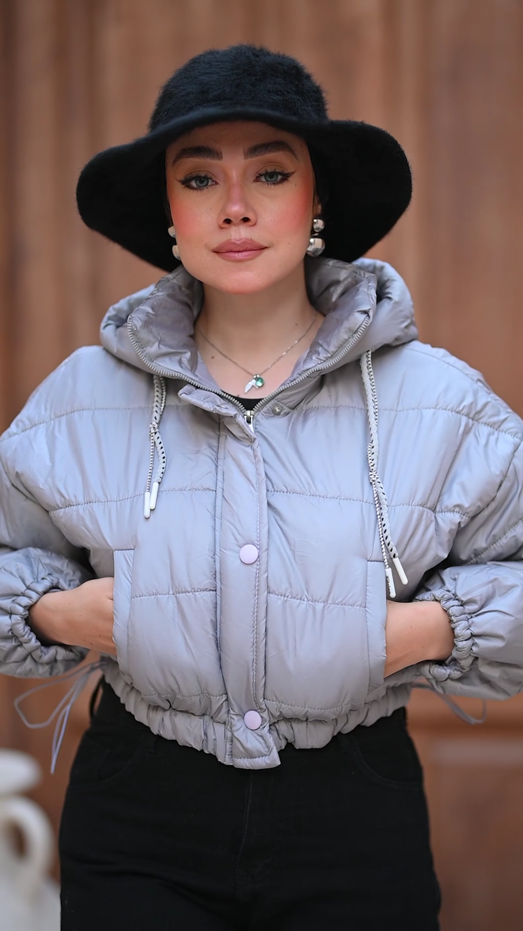 Cropped Puffer Jacket