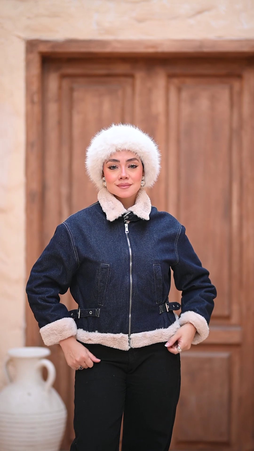 Slim Fit Lined Winter Puffer Jacket