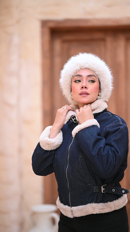 Slim Fit Lined Winter Puffer Jacket