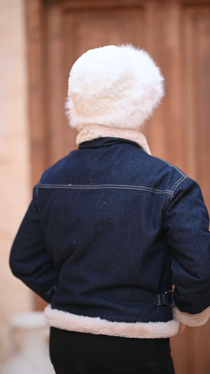 Slim Fit Lined Winter Puffer Jacket