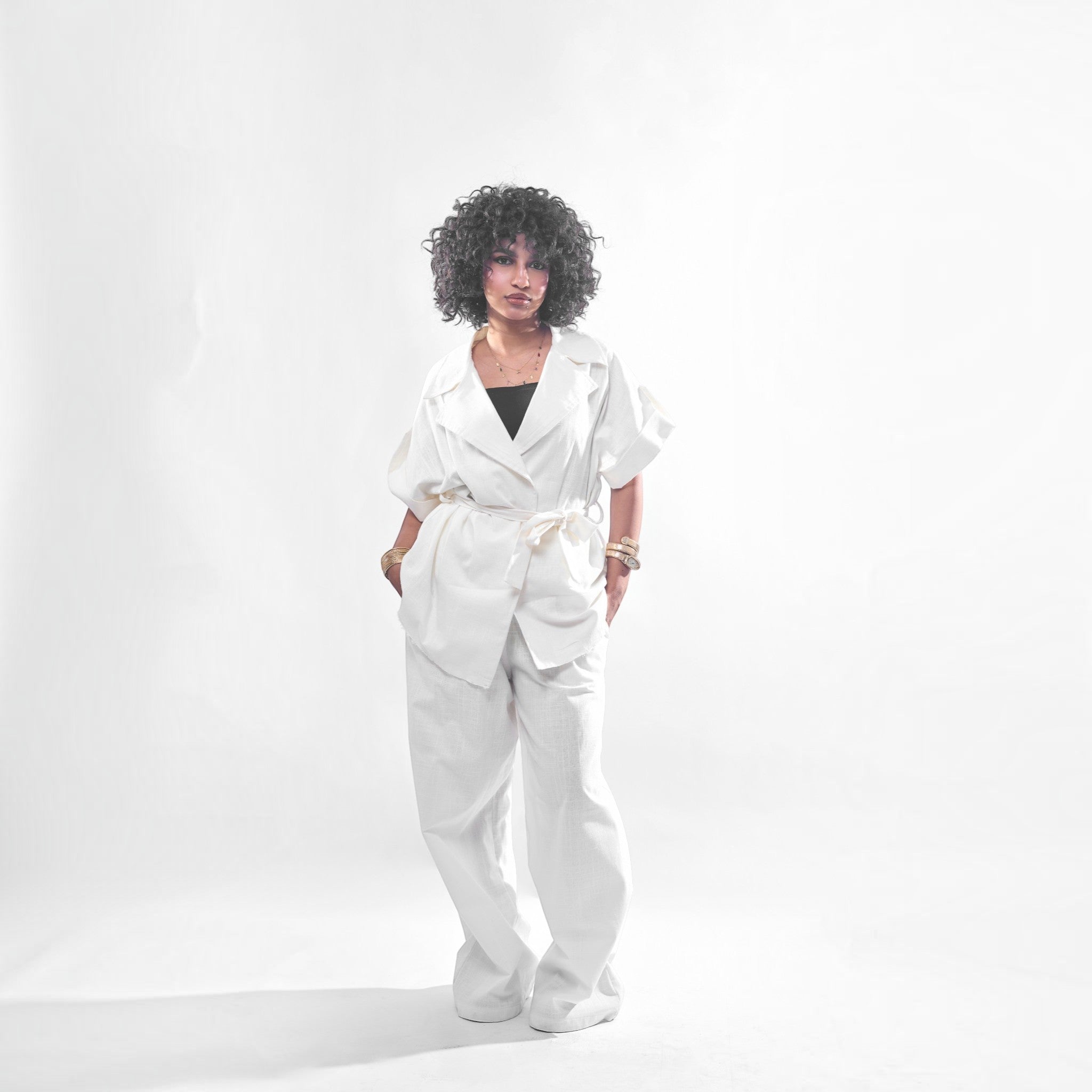 Two-Piece Linen Set