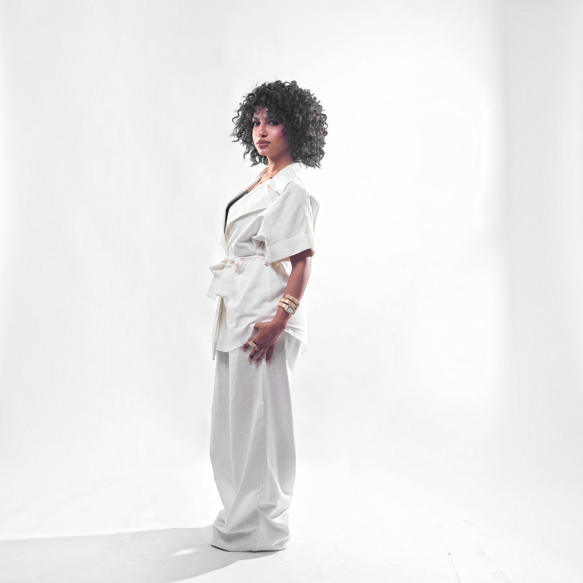 Two-Piece Linen Set