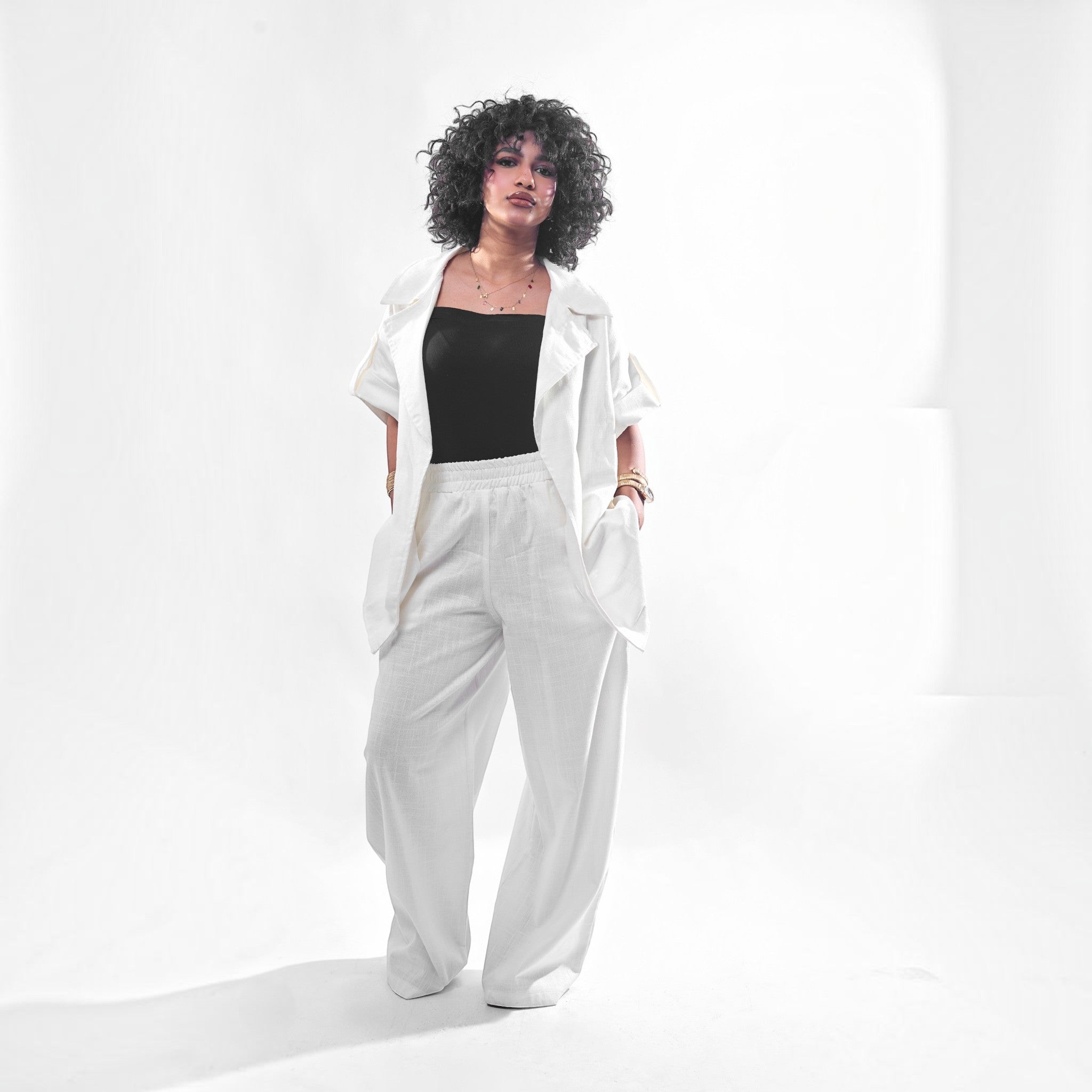 Two-Piece Linen Set