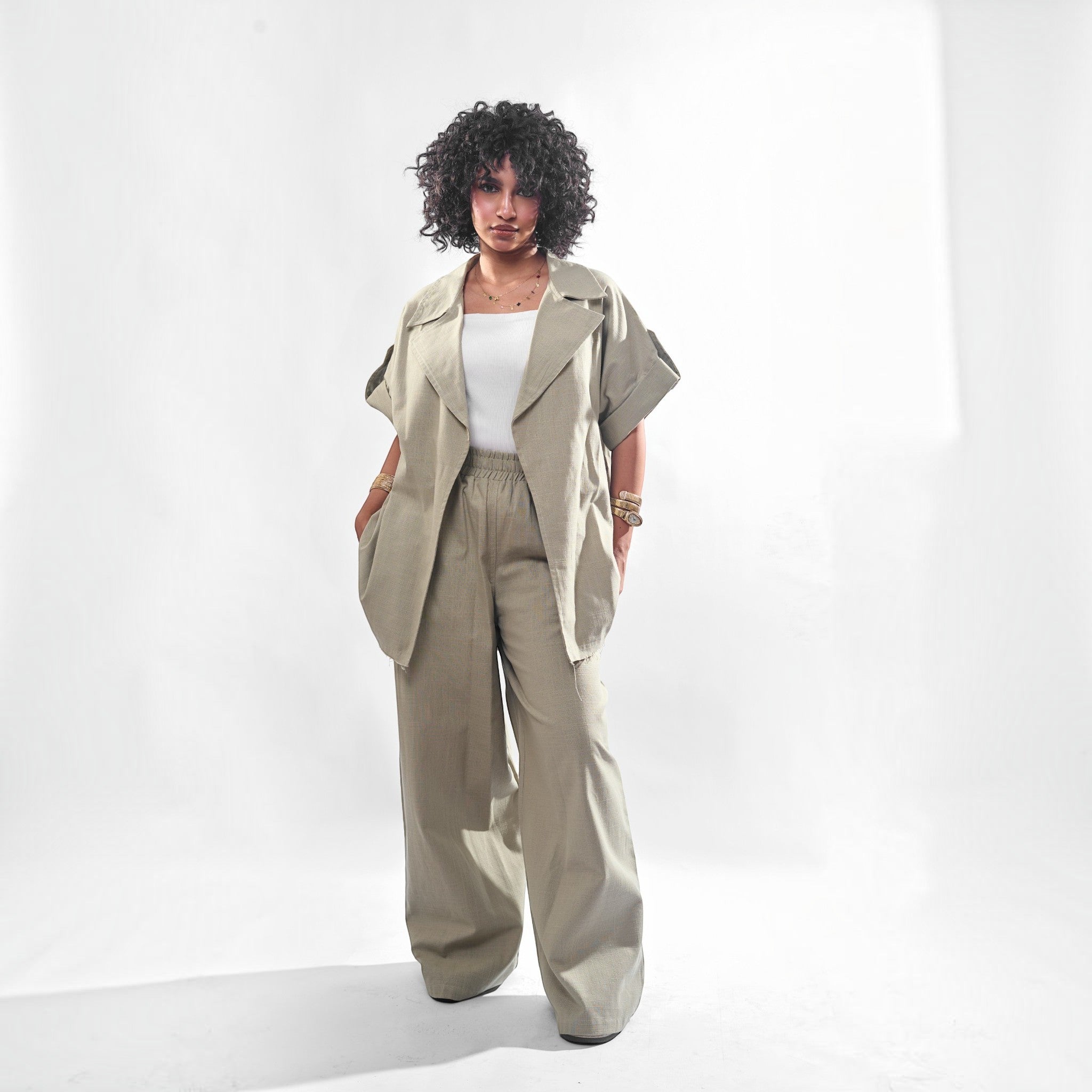 Two-Piece Linen Set