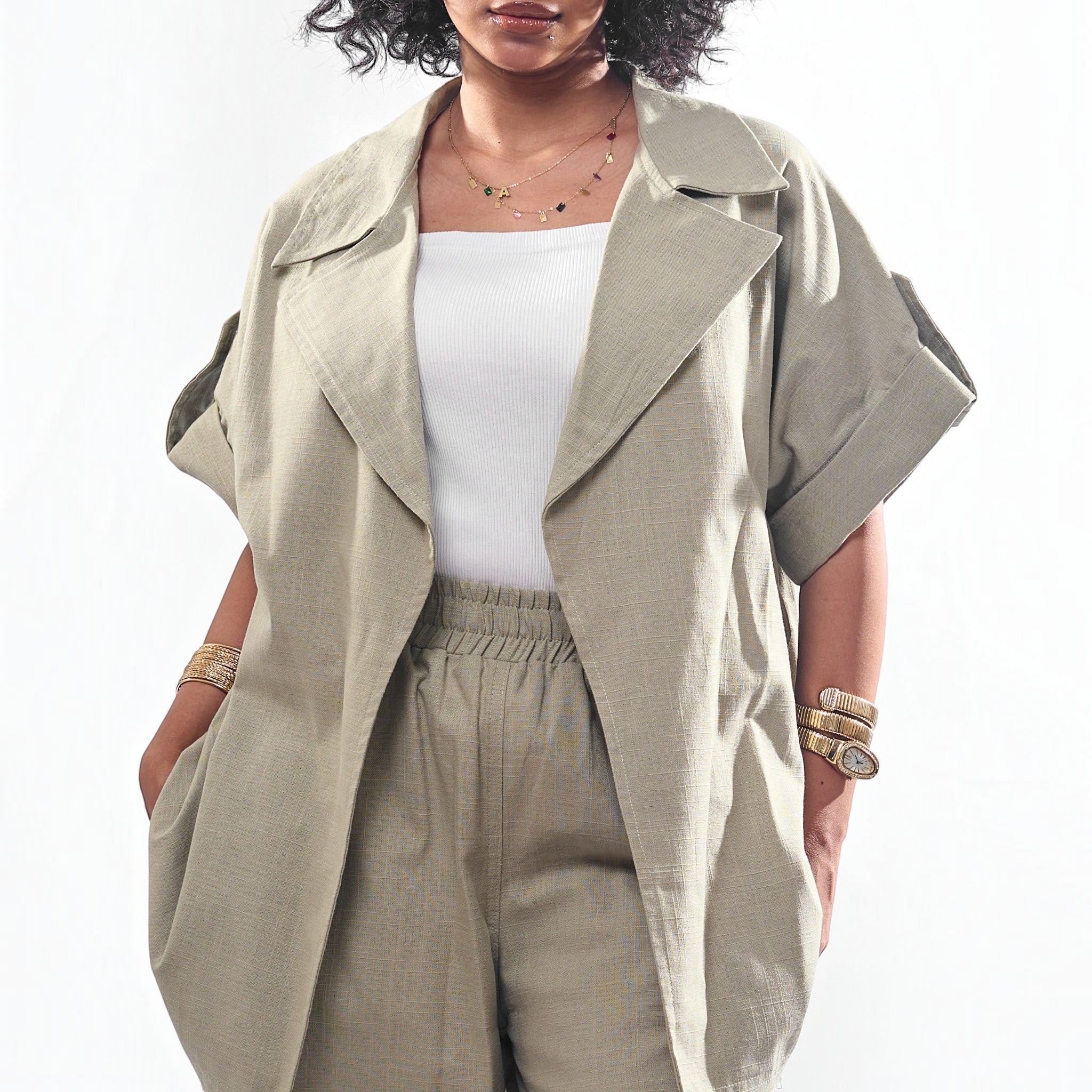 Two-Piece Linen Set