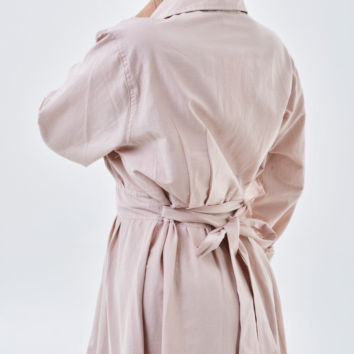 Button-Front Maxi Dress