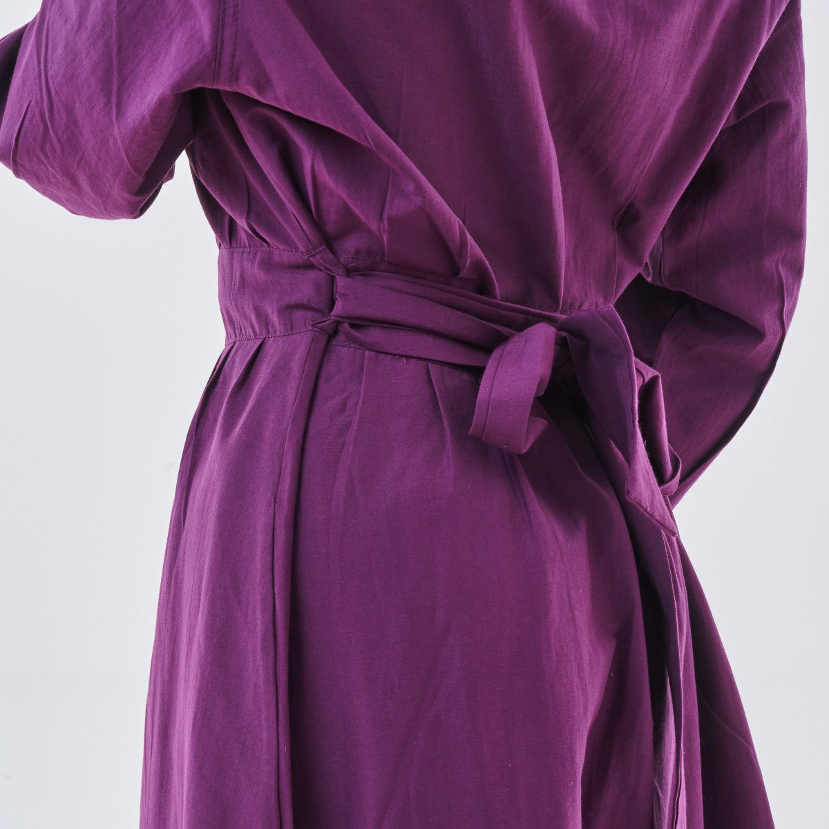 Button-Front Maxi Dress