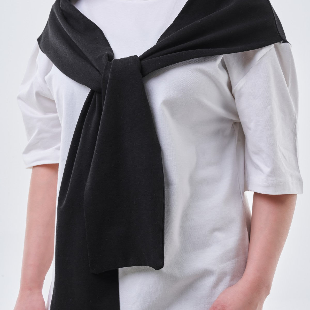 Soft Knit Sweater Draped
