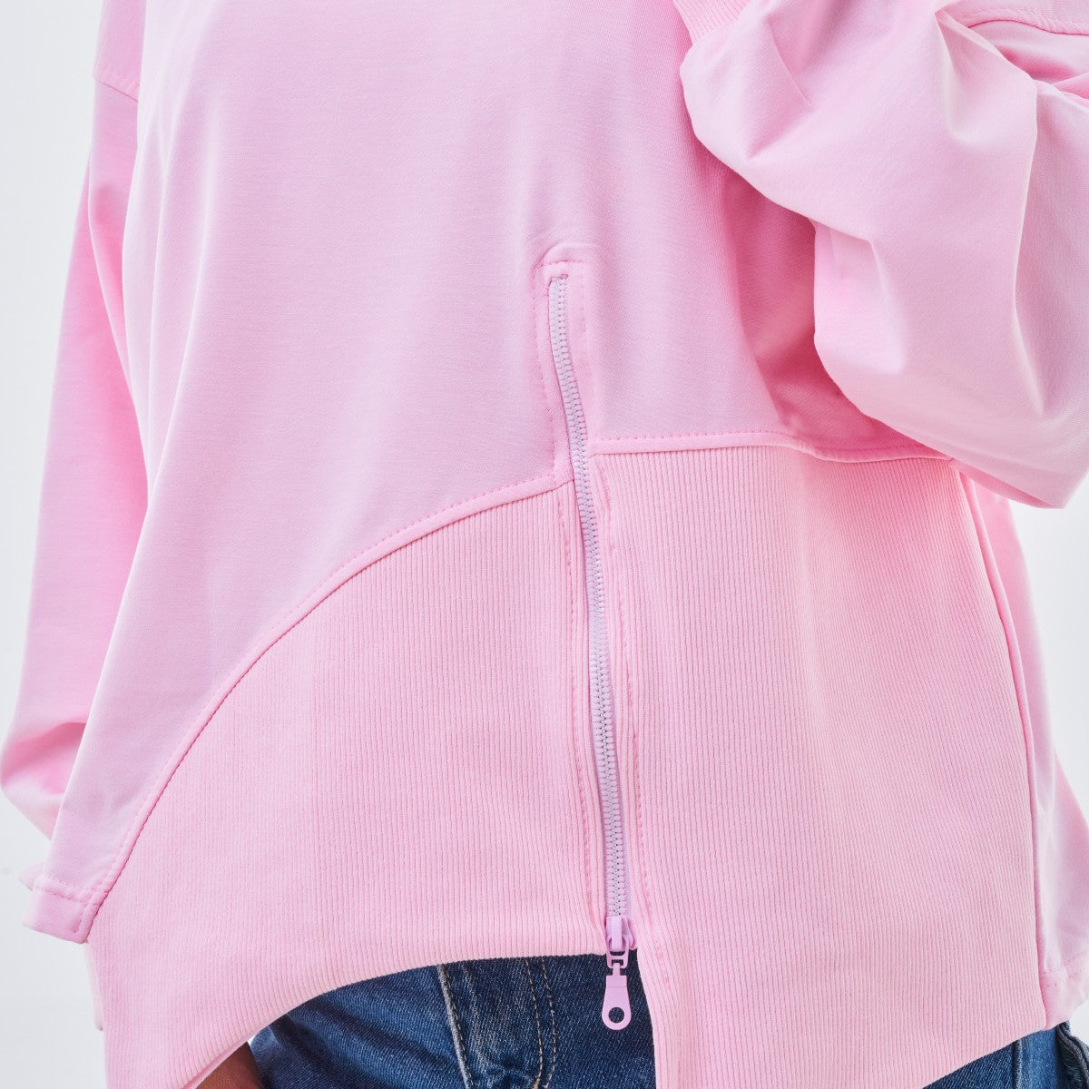 Asymmetrical Zip Sweatshirt